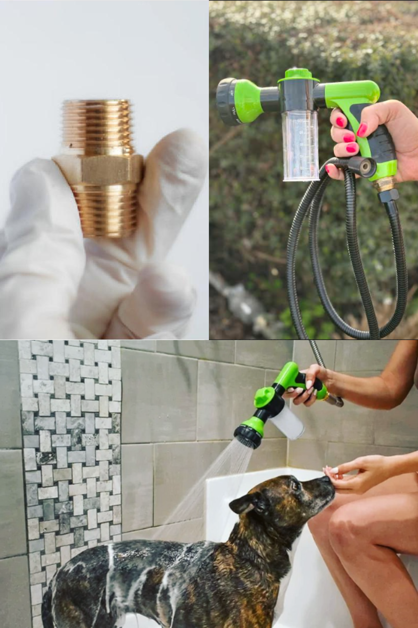 PupsJetWash™ Pet Shower Gun: Shower Essentials